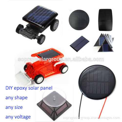Mini Portable Epoxy Resin Solar Panel for toys DIY tools